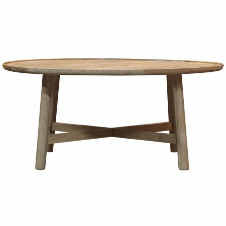 Gallery - Kingham Round Coffee Table Oak